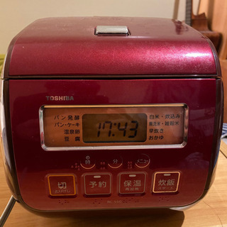 炊飯器 TOSHIBA パン機能ほか RC-5SG 保温釜