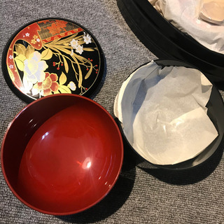 2段重、しゃもじ、碗セット未使用の画像