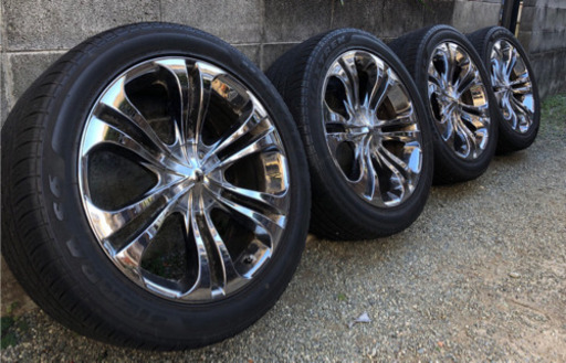 MKW 20インチ［MK-12Chrome］8.5Jx20+34 114.3-5H/120-5Hエクスプローラー・ハリアー・BMW