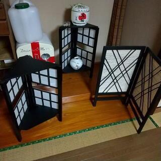 飾り棚、パーティション2種