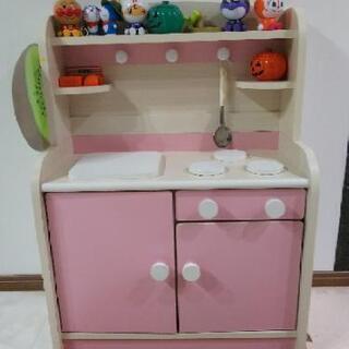 木製  おままごとキッチン  