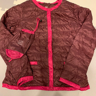 UNIQLOライトダウンジャケット　レディースLサイズ