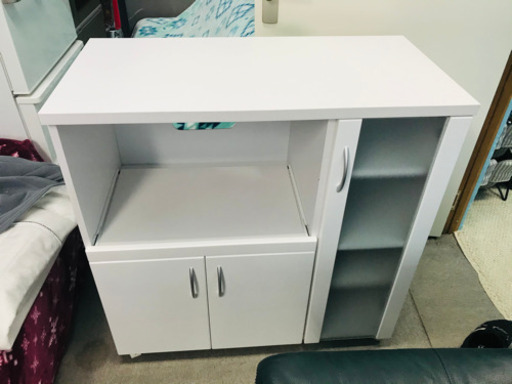 【取引中】ホームテイスト　レンジワゴン　キッチンカウンター　NEWミラノ