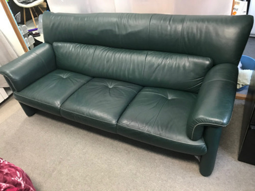 カリモク  3人掛け　本革　ソファー　チターノ　3P