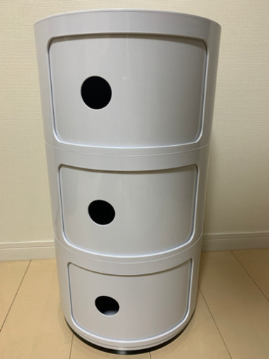 【中古品】 収納ボックス おしゃれ コンポニビリ 3段 前開き リプロダクト
