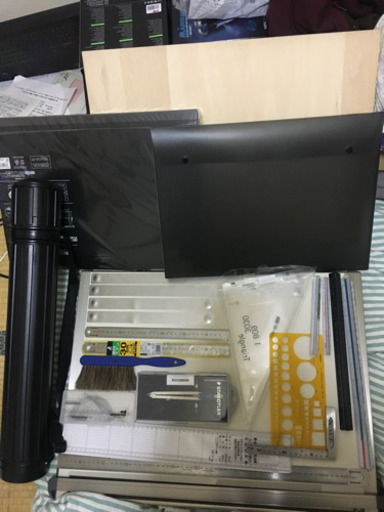 12.22まで取引 建築士用品 a2平行定規 製図板 全19点