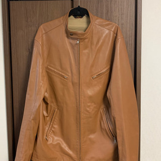 APE レザーシングルライダース　XL 本革　エイプの画像