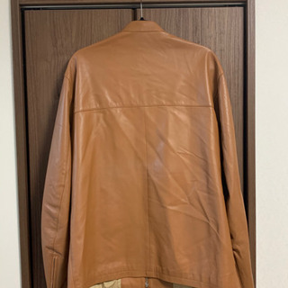 APE レザーシングルライダース　XL 本革　エイプの画像