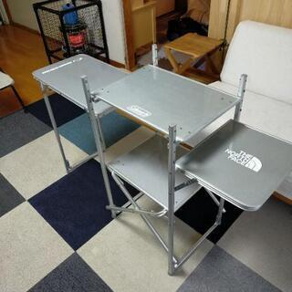 キャンプ　キッチンテーブル　キャンプラック