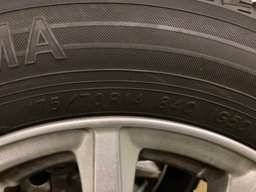 シエンタで履いていたスタッドレス175/70R14