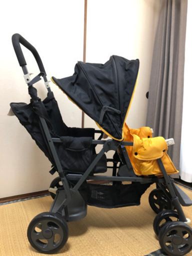 2人乗りベビーカー　美品です?