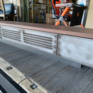 A-221☆ジモティ割引あり☆【リユースのサカイ野々市店】食器棚2枚茶色