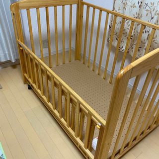 【引取のみ】カトージ KATOJI ベビーベッドの画像