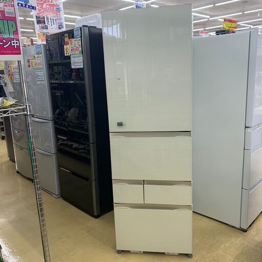Panasonic 　パナソニック　自動製氷機能付465L冷蔵庫　GR-M470GW　2018年製