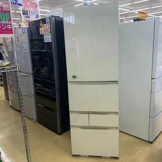Panasonic 　パナソニック　自動製氷機能付465L冷蔵庫　GR-M470GW　2018年製 Panasonic パナソニック 自動製氷機能付465L冷蔵庫 GR-M470GW
