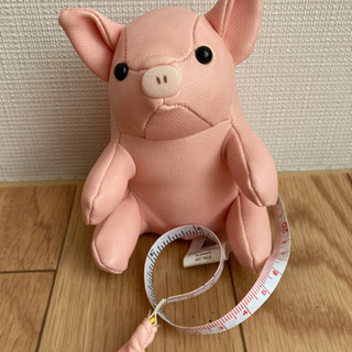 【ぬいぐるみ豚さんメジャー】美品