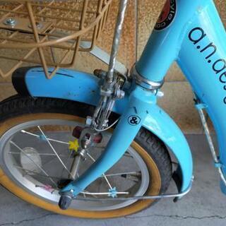【問い合わせ対応中】子供用 自転車 14インチ 水色 男女兼用の画像