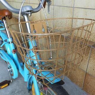 【問い合わせ対応中】子供用 自転車 14インチ 水色 男女兼用の画像