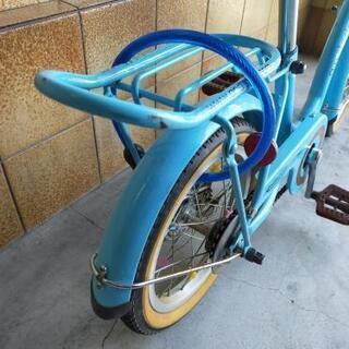 【問い合わせ対応中】子供用 自転車 14インチ 水色 男女兼用の画像