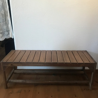 ニトリ  ガーデンベンチ