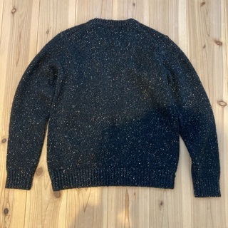 ビームス　メンズSサイズ　黒のニットの画像