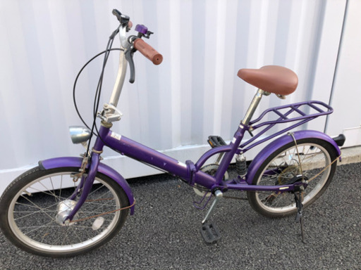 No.159【折りたたみ】 ★激安★折りたたみ自転車 20インチ 軽整備済み 防犯登録 中古自転車
