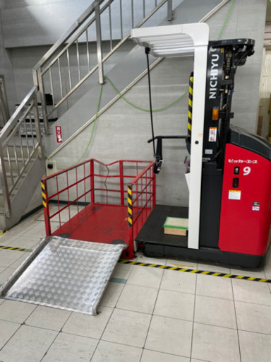 【値下げしました！】ニチユ バッテリーフォークリフト ピッキングリフト ピッカーエース9 RBC9D70-400M