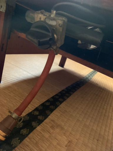 O 鉄板付きテーブル 都市ガス