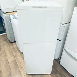 【状態良好】【清掃・消毒済み】ノンフロン冷凍冷蔵庫 MITSUBISHI 136L MR-14P-Wの画像