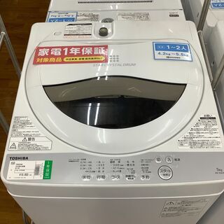 TOSHIBA　東芝　全自動洗濯機　AW-5G6　2018年製　【トレファク　川越店】