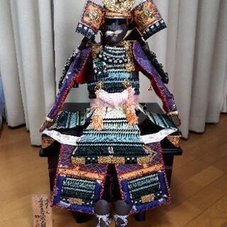 【お取り引き中】五月人形　若草糸段威大鎧　越山作