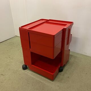 (201218)【70％値下げ】　Boby Wagon ボビーワゴン2段2トレイ　収納ケース　キャスター付きの画像
