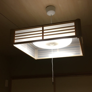 調光調色機能付き　和風LEDペンダントの画像