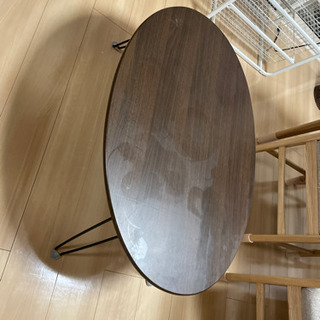 ニトリ　折り畳み式ローテーブルの画像