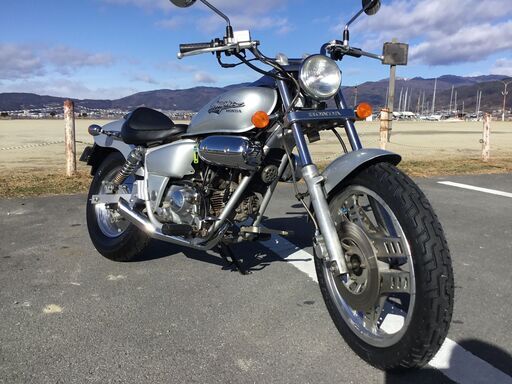 【引取先が決まりました】ホンダマグナ５０　自賠責令和５年５月　タイヤ新品・ブレーキホース新品・キャブOH・社外マフラー付　すぐ乗れます