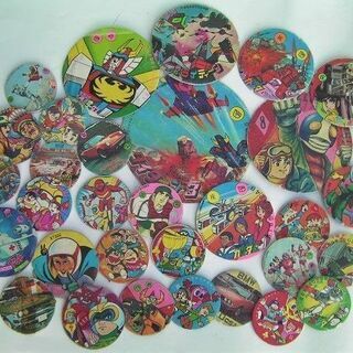 激安！！！売り切り★1960～1970年代(昭和40～50年代)の懐かしい丸面子がド～ンと31枚セットです★格安・見切り品！ジャンク品の画像