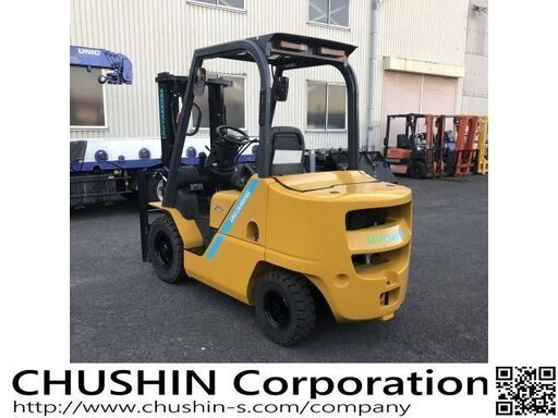 新車並　2.5トン　ディーゼルフォークリフト　関東輸送無料(条件有)　低稼働!極上車　TCM　ユニキャリア　エンジンフォークリフト　2.5ｔ　2500kg