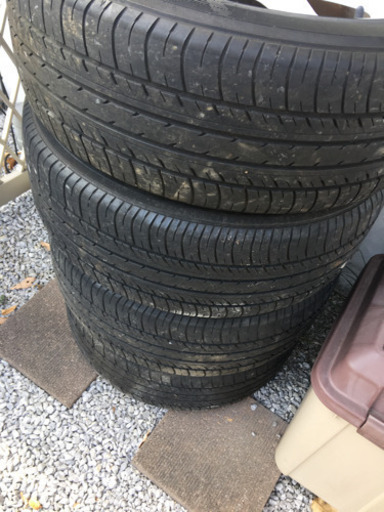 トヨタ エスティマ 7J×17 +50 純正タイヤホイール 4本セット