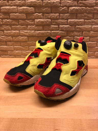 スニーカー　リーボック ポンプフューリー シトロン 旧モデル