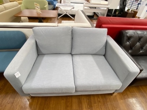 【トレファク南浦和】2人掛けソファー　IKEA ライトグレー