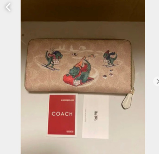 手渡し希望‼️コーチ財布　恐竜　レキシー