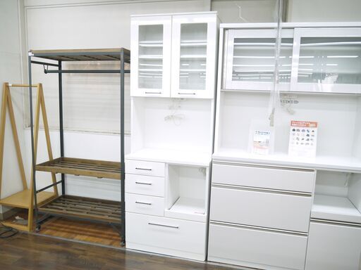 ニトリの2枚扉レンジボードのご紹介！有料配送あり【トレファク入間店家具紹介20-12】