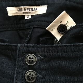 値下げ【試着のみ】CHILD WOMEN ガウチョパンツ 七分丈の画像