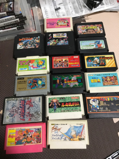 ファミコンの本体\u0026ソフト全部です。