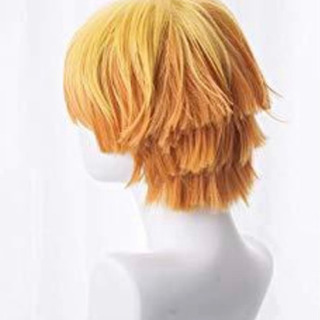 鬼滅の刃　我妻善逸　ウィッグ　かつらの画像