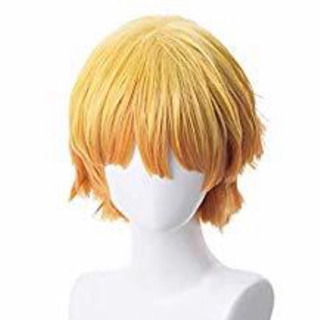 鬼滅の刃　我妻善逸　ウィッグ　かつらの画像