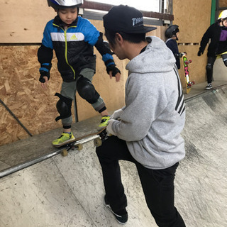 【初心者大歓迎】スケボーレッスン　の画像