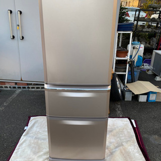 三菱 335L 3ドア冷蔵庫MITSUBISHI MR-C34X-P 超美品！