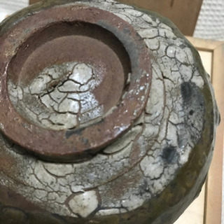 薩摩 長太郎焼  梅華皮高台抹茶碗の画像