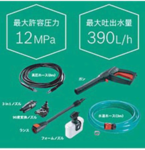 ボッシュ(BOSCH)高圧洗浄機